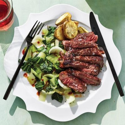 ribeye-with-bok-choy-baby-potatoes